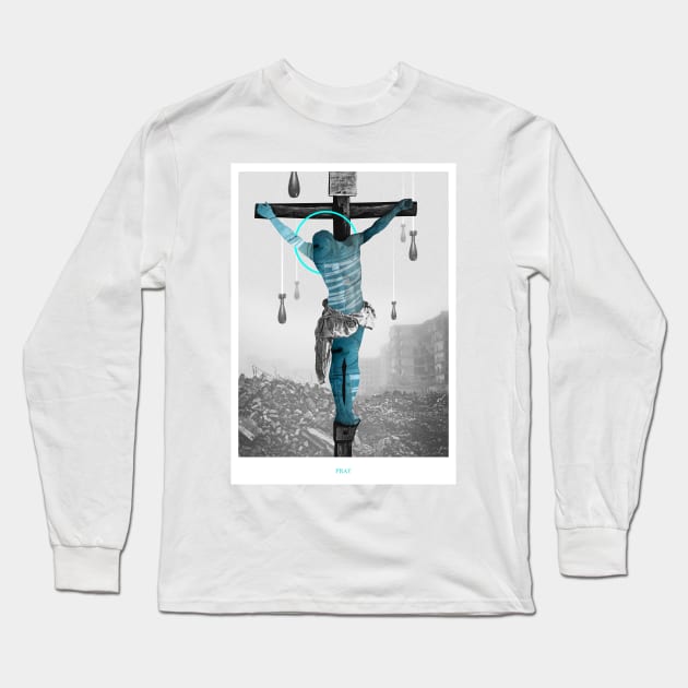 Pray for Death Long Sleeve T-Shirt by dracoimagem